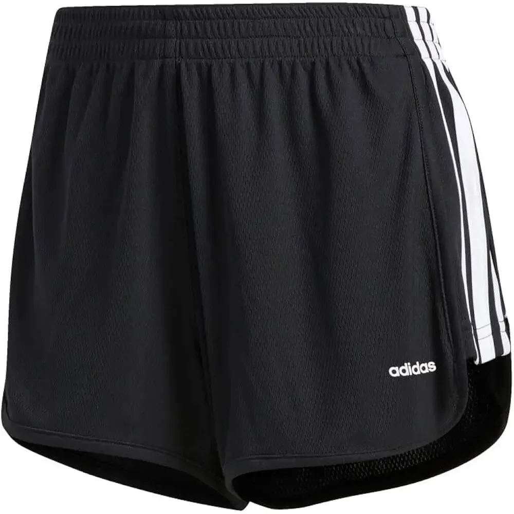 Adidas Women Size Small Shorts Training Athletic 3-Striped Black Workout Running